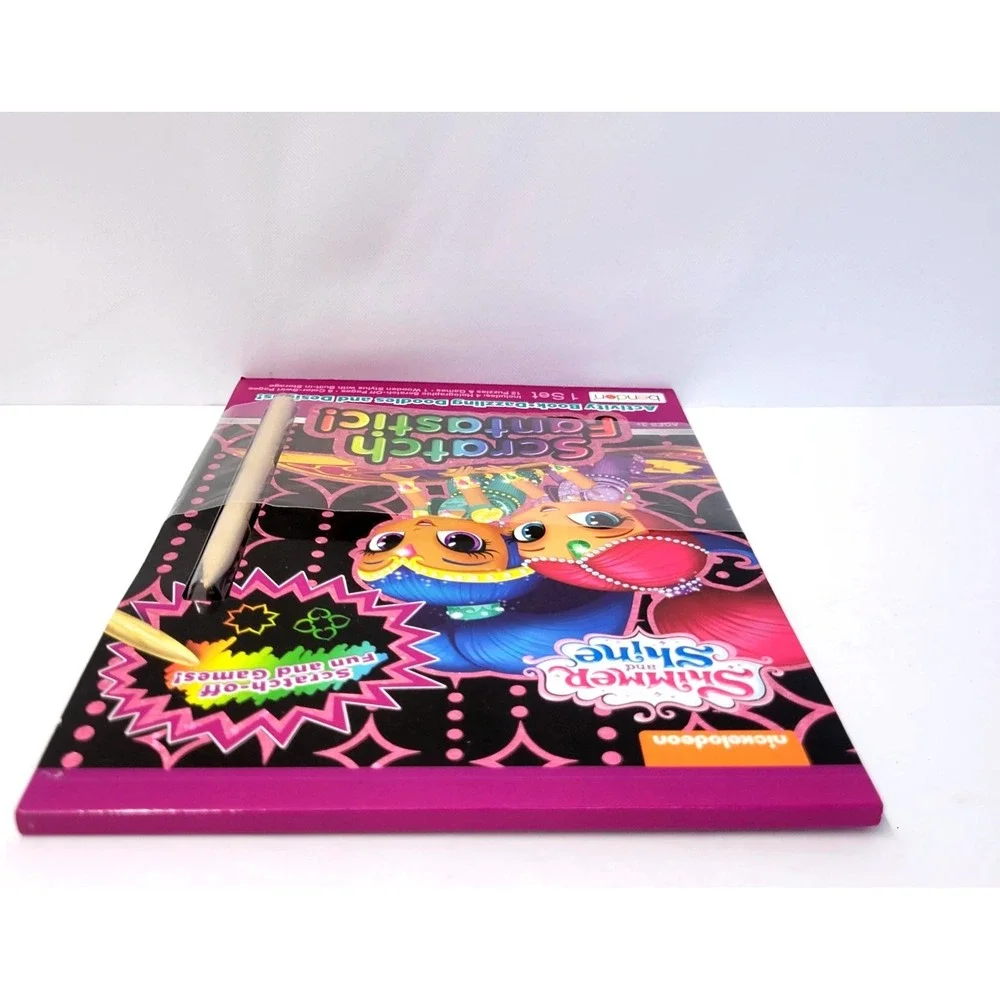 Shimmer And Shine Scratch Fantastic Activity Book Nickelodeon Ages‎ 3+ Bendon